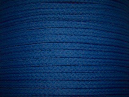 Polyesterová šňůra YarnMellow Loopy tmave modra