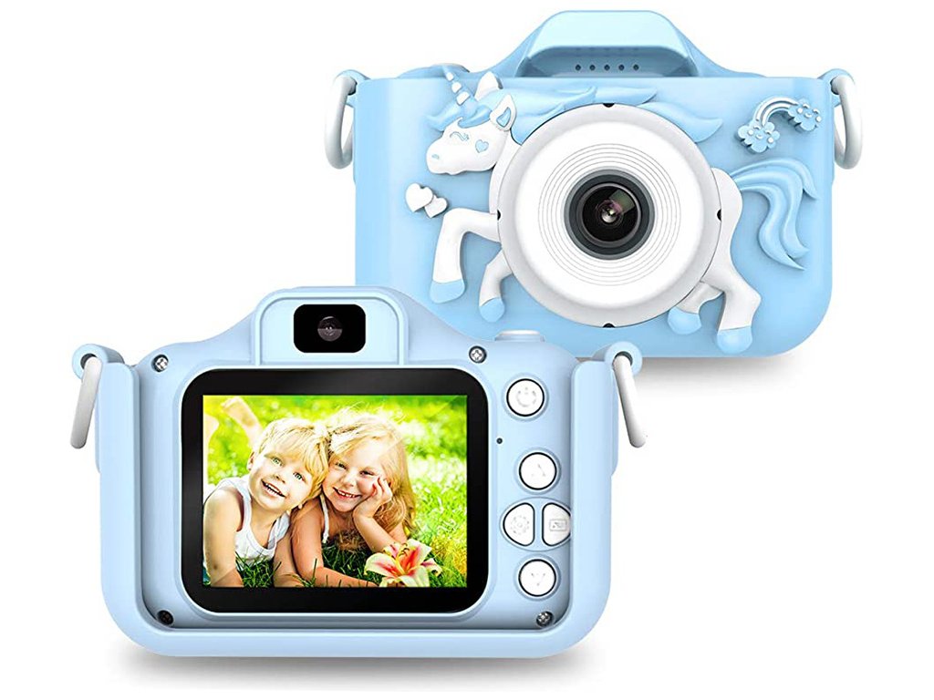 Detský Fotoaparát - X5 UNICORN - modrý
