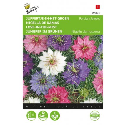 Černucha damašská Persian Jewels - Nigella damascena - semena 1,5 g  Semena Buzzy ®