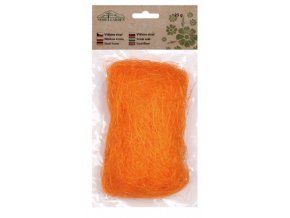 Sisalové vlákno 25g - oranžové