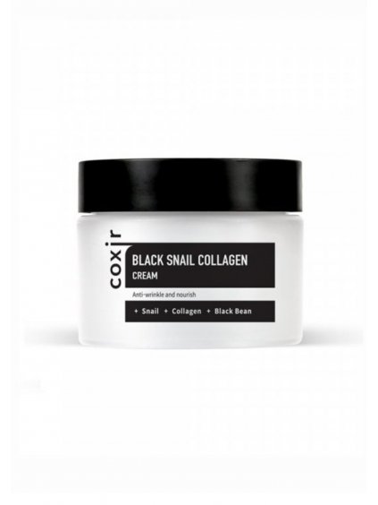 Coxir-Black Snail Collagen Cream 50 ml  hydratační pleťový krém s kolagenem