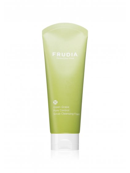 Frudia-Green Grape Pore Control Scrub Cleansing Foam 145 ml  exfoliační čisticí pěna pro stažení pórů