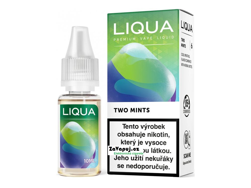 Liquid LIQUA CZ Elements Two Mints 10ml-3mg (Chuť máty a mentolu)