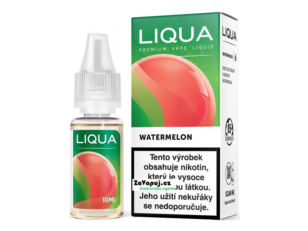 liquid liqua cz elements watermelon 10ml 3mg vodni meloun