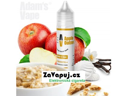 Příchuť Adams Vape Shake & Vape Apple Oatmeal (Ovesná kaše s jablky) 12ml