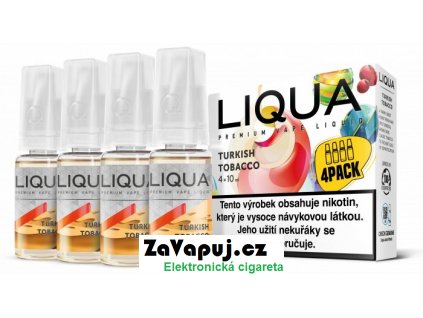 Liquid LIQUA Turkish tobacco (Turecký tabák) 4x10ml 18mg