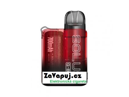 Elektronická cigareta Smoktech Solus G-Box Pod 700mAh Transparent Red