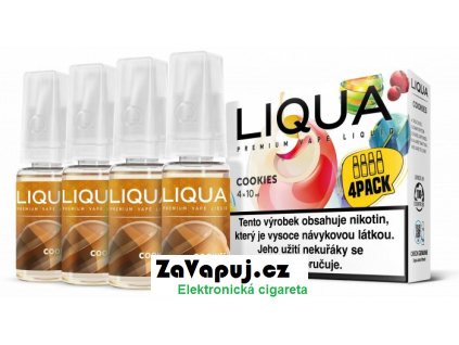 Liquid LIQUA Cookies (Sušenka) 4x10ml 6mg