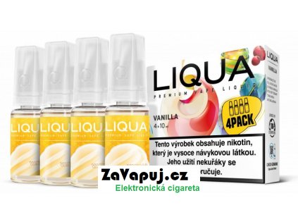 Liquid LIQUA Vanilla (Vanilka) 4x10ml 6mg
