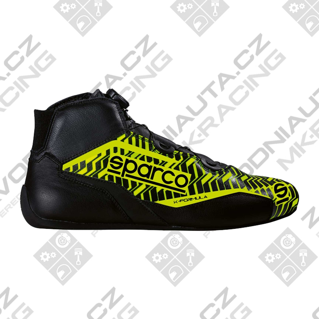 Sparco dětské boty K-Formula černá/žlutá