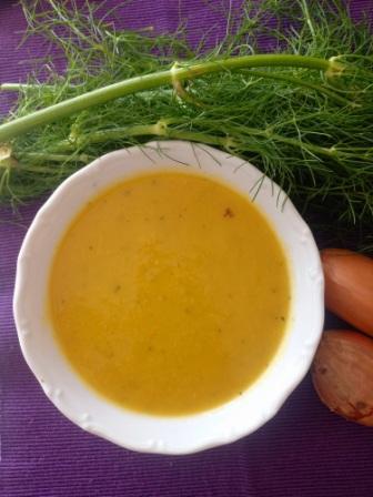 Zeleninová polévka s fenyklem