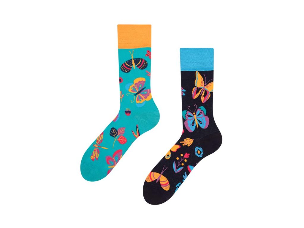 Veselé ponožky Motýli | Zelenáčky