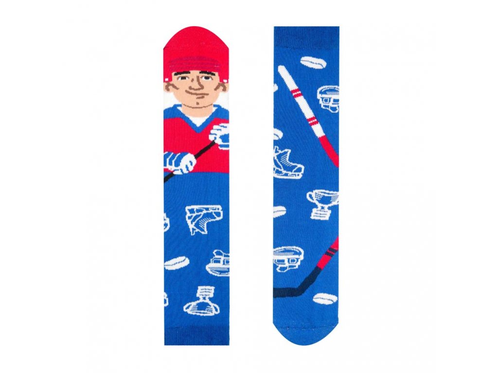 Veselé ponožky Hokejista | Zelenáčky