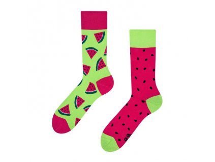Veselé ponožky Červený meloun | Zelenáčky