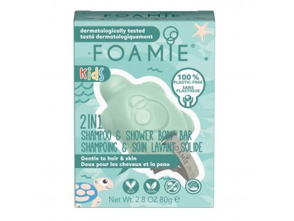 Foamie 2in1 tuhé mýdlo a šampon pro děti Mango & Coconut | Zelenáčky