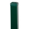 Stlpik Strend Pro EUROSTANDARD, 1700/60x40/1,25 mm, zelený, hranatý, čiapočka, Zn+PVC, RAL6005