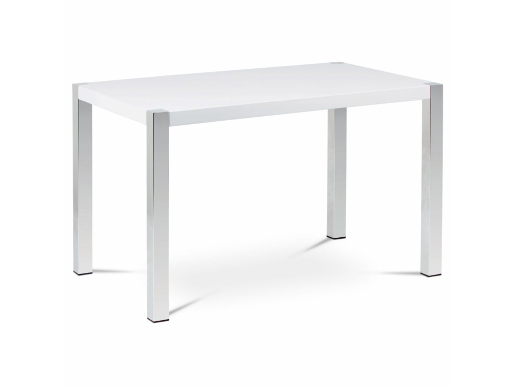 Jídelní stůl 120x75x75 cm AUTRONIC AT-2066 WT bílá