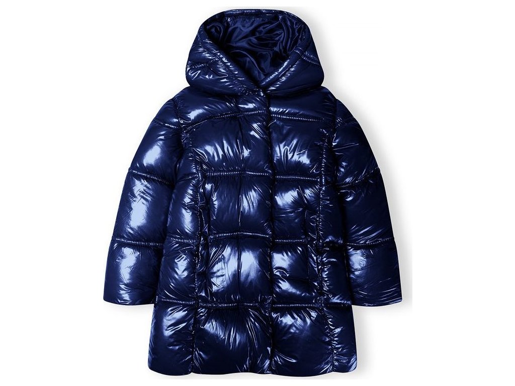 Kabát dívčí prošívaný Puffa, Minoti, 16coat 7, modrá 2023