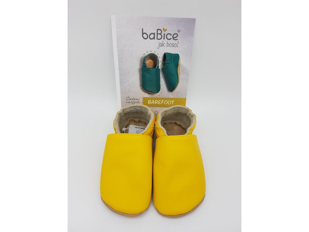 baBice barefoot capáčky BA058 - žluté