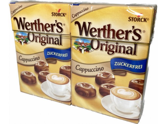2x Storck Werther's Original Cappuccino bonbony bez cukru 2x42 g