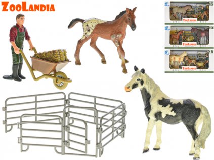 Zoolandia - kůň s hříbětem a doplňky 1
