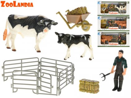 Zoolandia - kráva s telátkem a doplňky