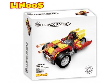 Stavebnice 224ks auto sportovní na zpětný chod (Kompatibilní s LEGO)  + DÁREK: LEGO® Speed Champions 30343 McLaren Elva