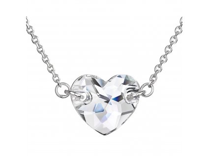Stříbrný náhrdelník srdce Swarovski 32020.1