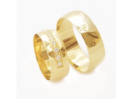 Zlaté snubní prsteny 04.Ilon03
