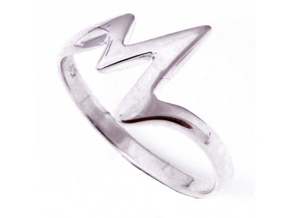 Stříbrný prsten blesk 000.00217