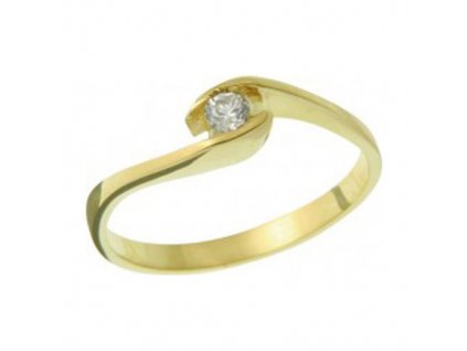Zásnubní prsten ze žlutého zlata 05.B226866