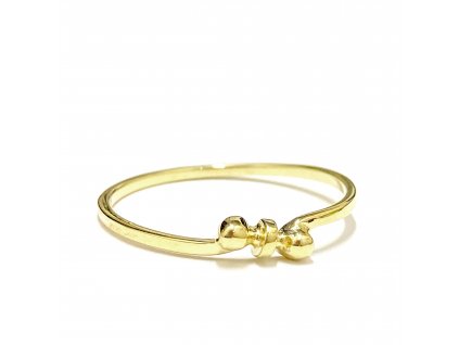 Zlatý prsten mašlička RAP00038