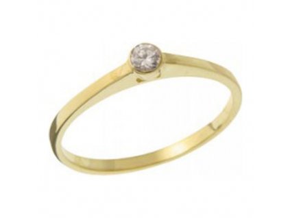 Zásnubní prsten ze žlutého zlata 05.B226874