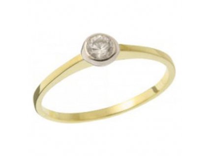 Zásnubní prsten ze žlutého zlata 05.B226871