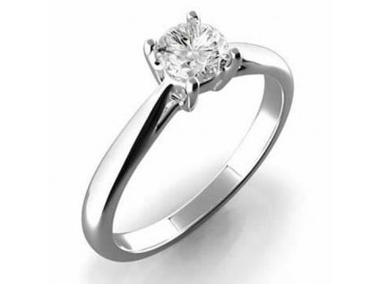 Prsten z bílého zlata s diamantem Gems Viola 990.386-0212