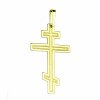 Zlatý pravoslavný kříž P10.PA0544