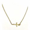 Zlatý náhrdelník s křížkem NA000037