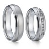 Ocelové snubní prsteny Romeo a Julie 001