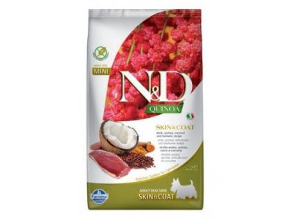 N&D Quinoa DOG Skin&Coat Herring Mini 2,5kg krmivo pro psy malých plemen