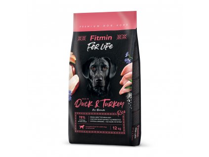 Fitmin dog For Life Duck & Turkey 2,5 kg granule pro psy