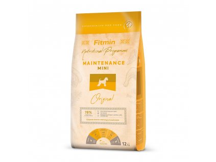 Fitmin Dog Mini Maintenance 12 kg granule pro dospělé psy malých plemen
