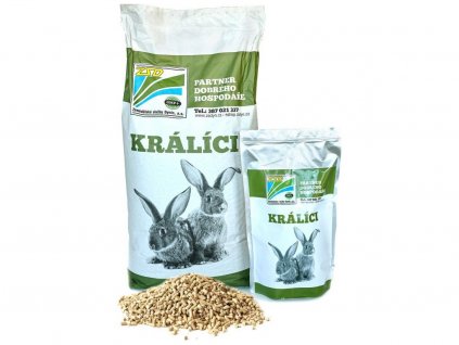 KKV DN granule pro králíky vykrm kraliku s kokcidiostatikem ZS Dynín 25kg krmná směs pro králíky