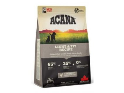 Acana Dog Adult Light&Fit Recipe 2kg krmivo pro dospělé psy se sníženou aktivitou