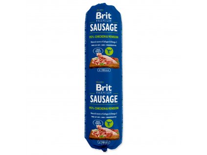 Brit Sausage Chicken & Venison 800g