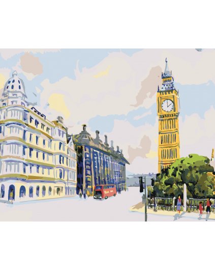 Malowanie po numerach - LONDYN - BIG BEN
