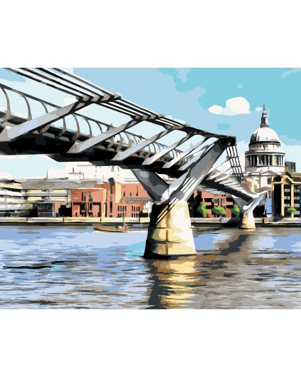 Malowanie po numerach - LONDYN - MILLENNIUM BRIDGE