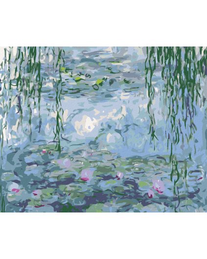 Haft diamentowy - Lilie wodne (Claude Monet)