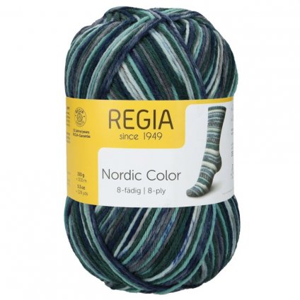 Regia  8ply Nordic Color  Frozen Forest  08123