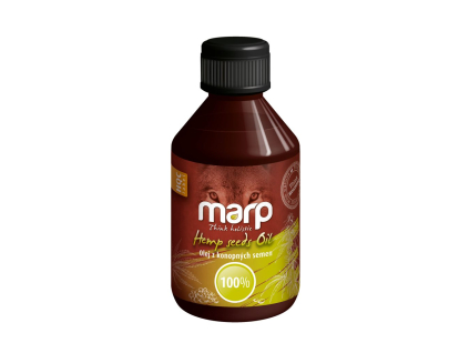Marp Holistic konopný olej 250 ml z kategorie Chovatelské potřeby a krmiva pro psy > Vitamíny a léčiva pro psy > Doplňkové oleje pro psy