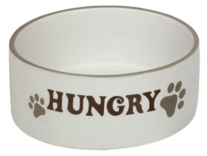 Nobby HUNGRY keramická matná miska krémová 18x7cm 1,1 L z kategorie Chovatelské potřeby a krmiva pro psy > Misky a dávkovače pro psy > keramické misky pro psy